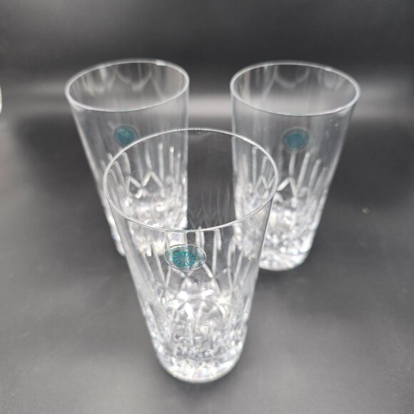 Galway Irish Crystal Baldmore Crystal Highball & Whiskey Glasses Set Of 4 DH1300 - Picture 7 of 15